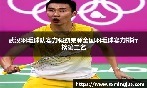 武汉羽毛球队实力强劲荣登全国羽毛球实力排行榜第二名